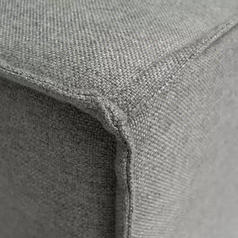 Poltrona Modulare Lato Destro Crema / Grigio Scuro / Grigio, Seduta Singola, Capacità 136 kg