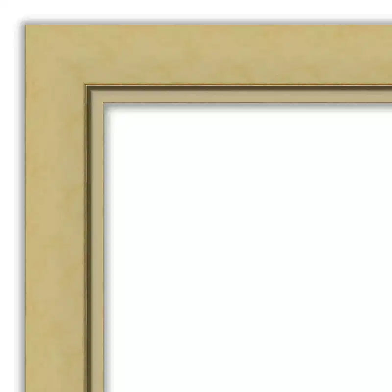 Specchio a figura intera per porta/parete con cornice stretta dorata, 1 persona – 51,5" x 17,5"