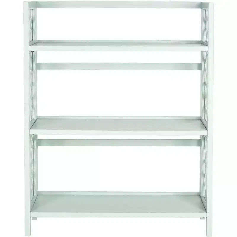 Antico Bianco / Nero / Celadon / Verde Acqua Libreria a giorno a 3 ripiani – Utente singolo