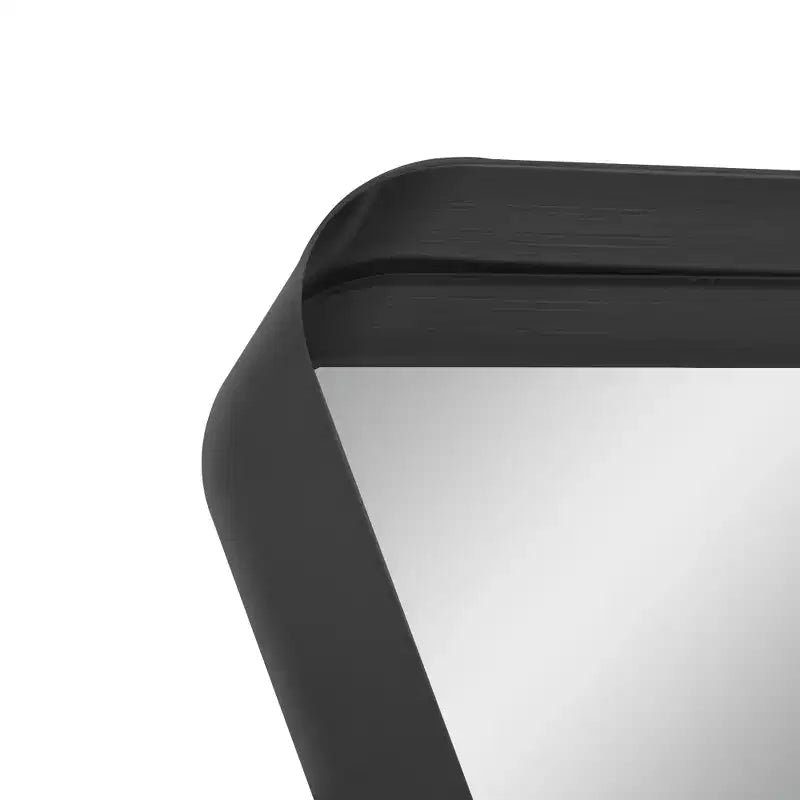 Specchio da parete rettangolare con cornice in metallo nero/oro, 38"×26" o 40"×30"